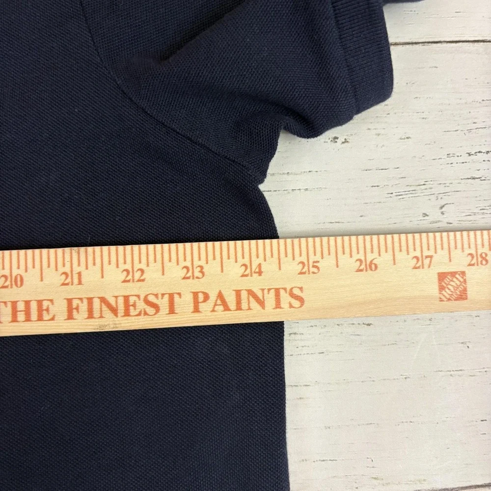 Polo Ralph Lauren Custom Slim Fit Polo Shirt Mens XL Black Cotton Pony Logo